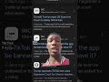 TikTok Ban Trump has suspended the bill #shots