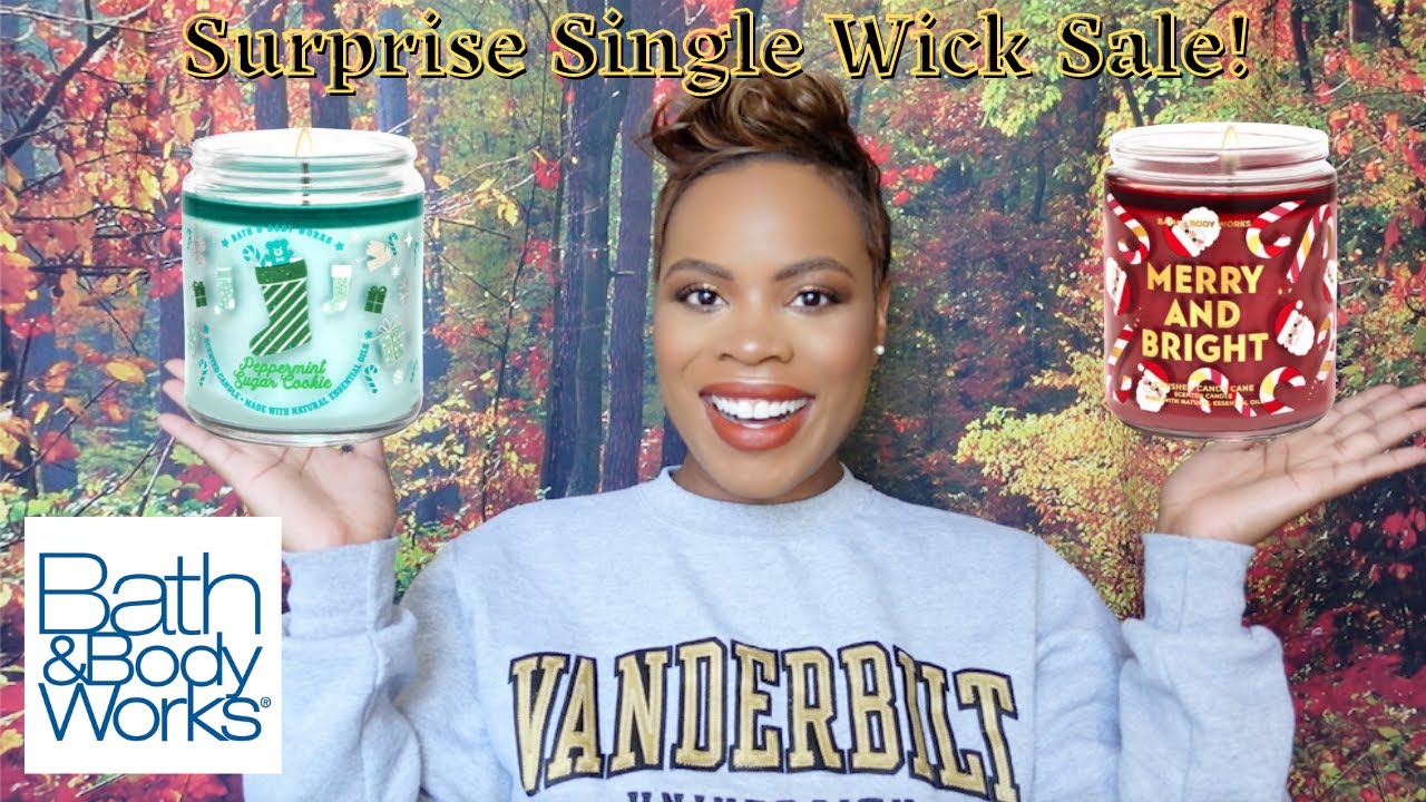 Surprise Single Wick Candle Sale! [Bath and Body Works] [Fall