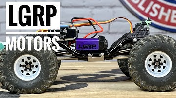 NEW MOTOR Options for the Axial SCX24 - Testing the NEW LGRP Brushed Motors!