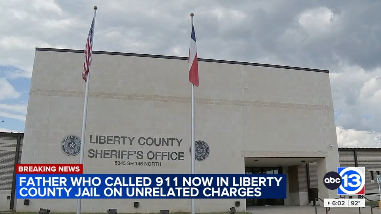 Father of 3 children rescued from pond in Liberty County arrested on unrelated charges, LCSO says