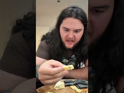 American tries British cheese