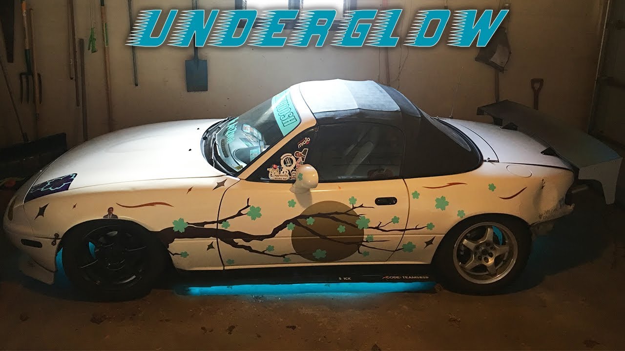 Installing Underglow on a Mazda Miata 1.8 YouTube