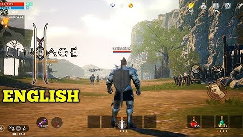 LINEAGE 2M [ENG] Gameplay (OPEN WORLD MMORPG) Android/IOS
