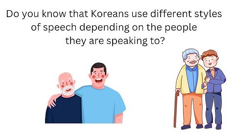 Korean Speech Levels