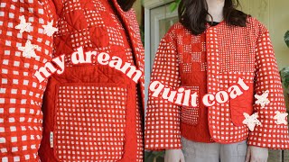 Sewing my DREAM Quilt Coat! | Homebody Quilt Coat - YouTube