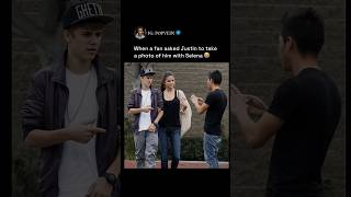 Download Lagu Fan asked Justin Bieber to take a photo of him with Selena Gomez 😭 MP3