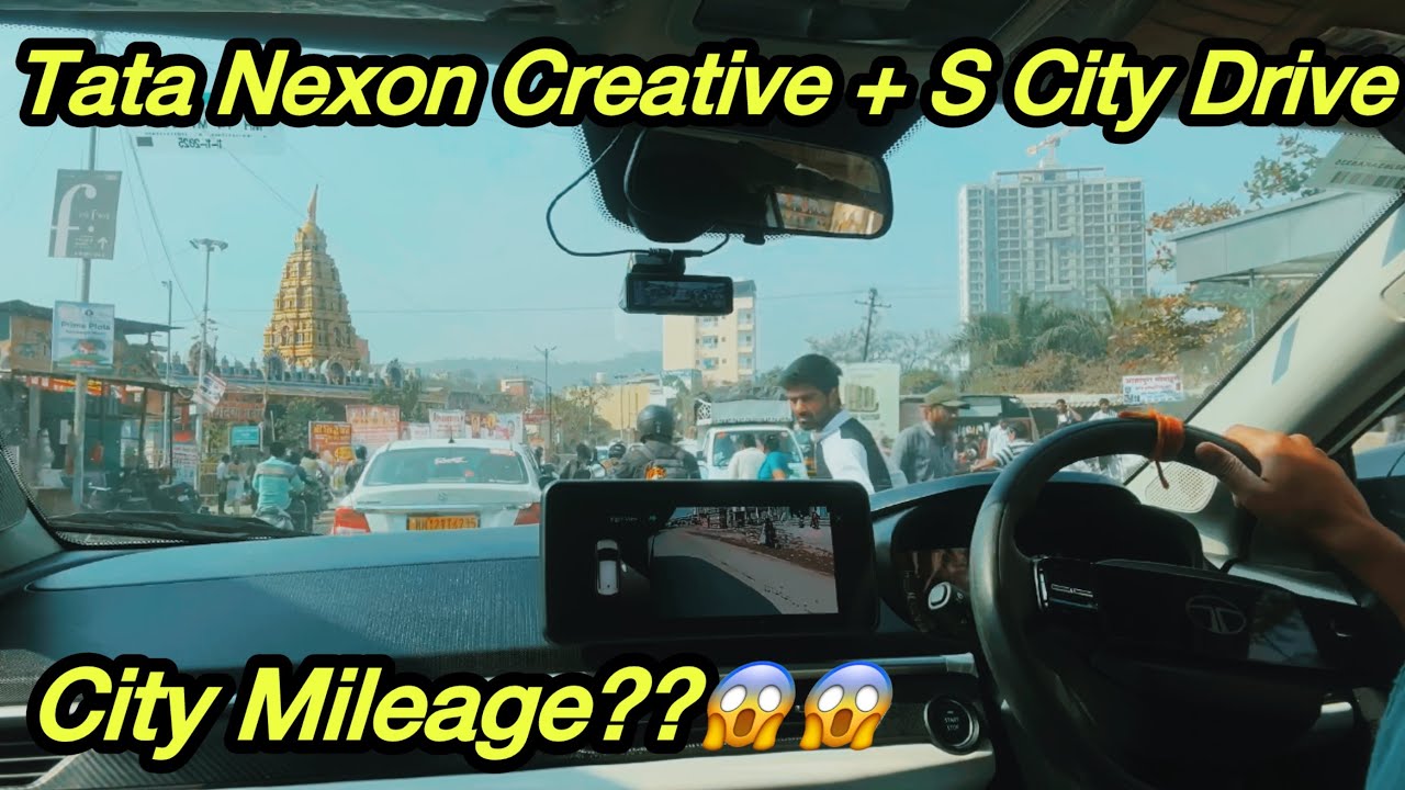 Tata nexon creative plus s CNG city drive 😱🛣️ 