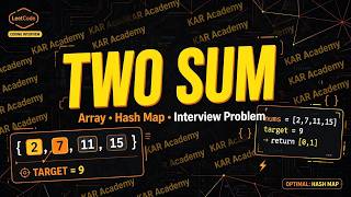 Interview Patterns | Arrays | Two Sum Problem using C++