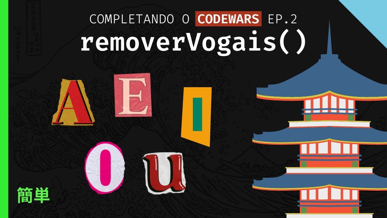 Completando o Codewars 2 Remover Vogais - YouTube