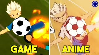 INAZUMA ELEVEN Victory Road - Hissatsu Comparison (Game Vs Anime)