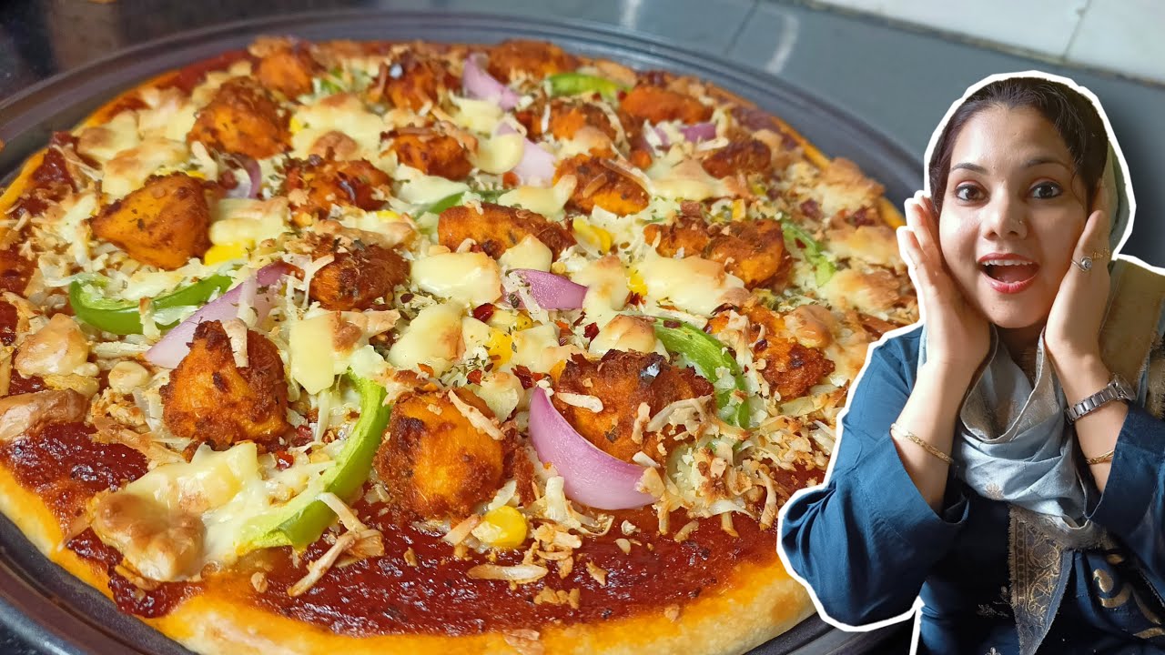 Chicken Pizza Recipe | Best Easy Homemade Pizza चिकन पिज्जा अपने घर में बनाएं एकदम आसान तारिके से