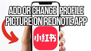 HOW TO ADD OR CHANGE PROFILE PICTURE ON REDNOTE APP 2025! FULL GUIDE