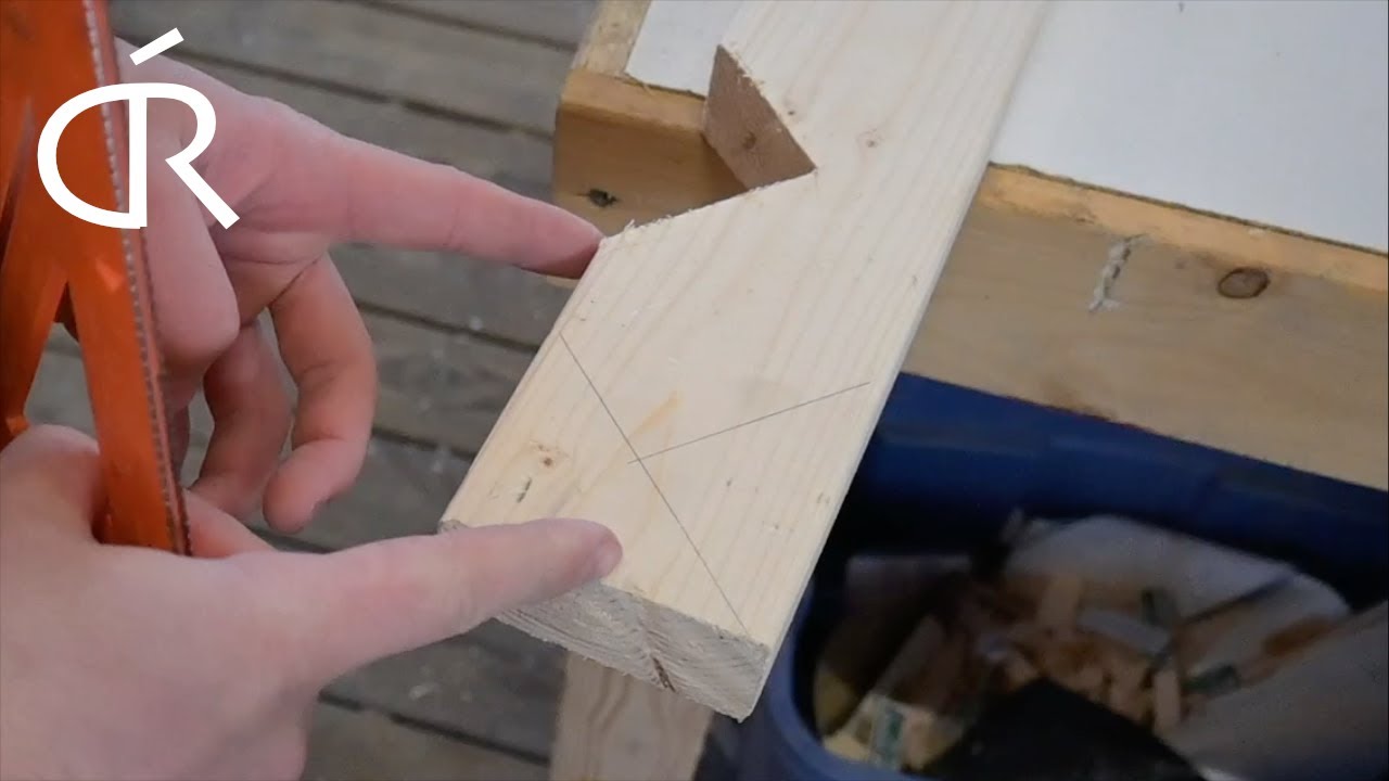 How to cut rafters the easy way! Episode 2 The colonial shed build