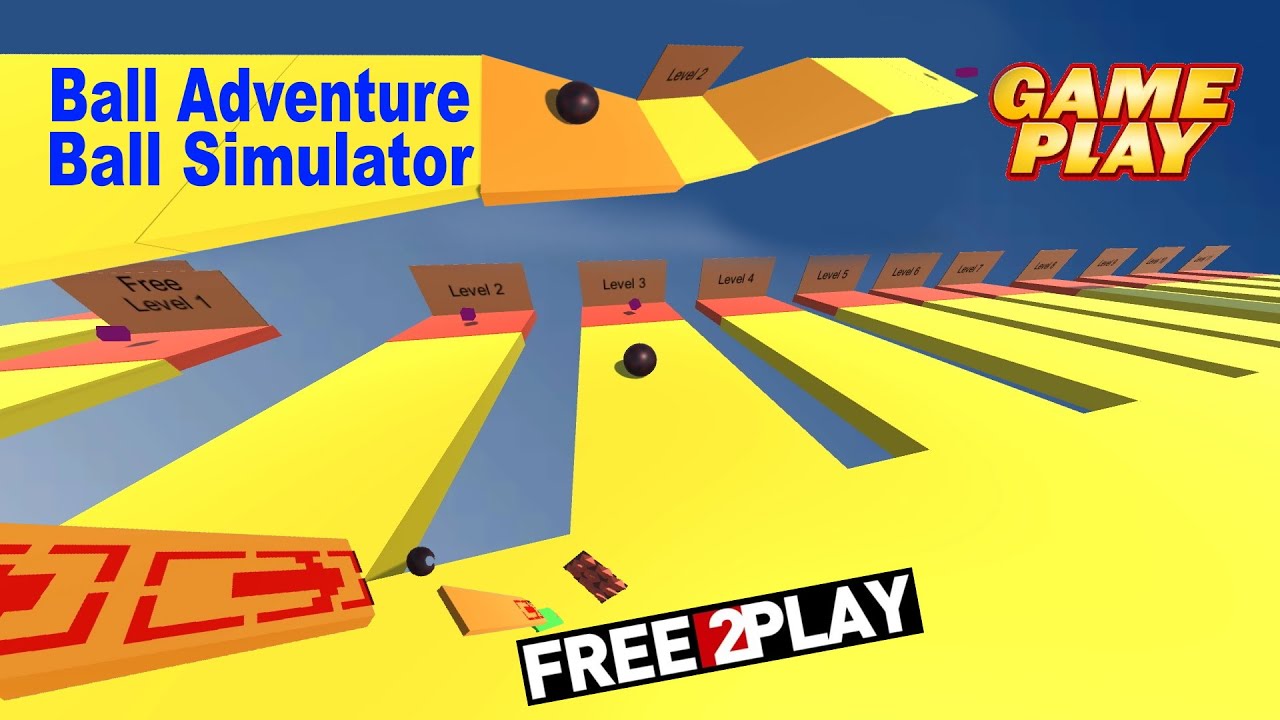 Ball Adventure Ball Simulator ★ Gameplay ★ PC Steam [ Free to Play