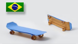 Origami: Skate - Instruções PT-BR