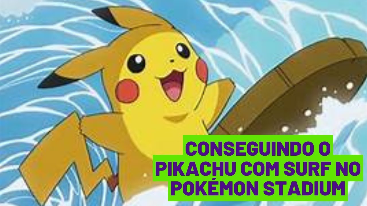 Conseguindo o Pikachu com Surf no Pokémon Stadium