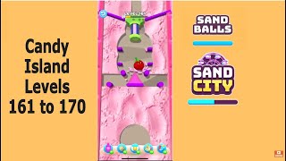 Sand Ball Candy Island ALL Levels 161 to 170 Puzzle Game screenshot 3