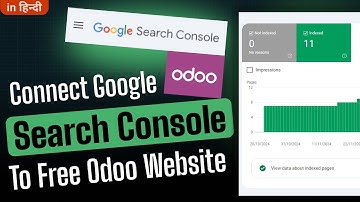 How to connect Google Search Console to Odoo Step by Step | 2025 Hindi Video