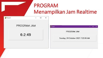 Membuat Aplikasi Jam dengan Delphi 7 | Informatika Algoritma dan pemrograman SMA/MA