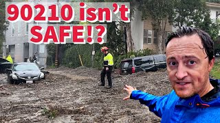 300+ mudslides Crush California Mansions image