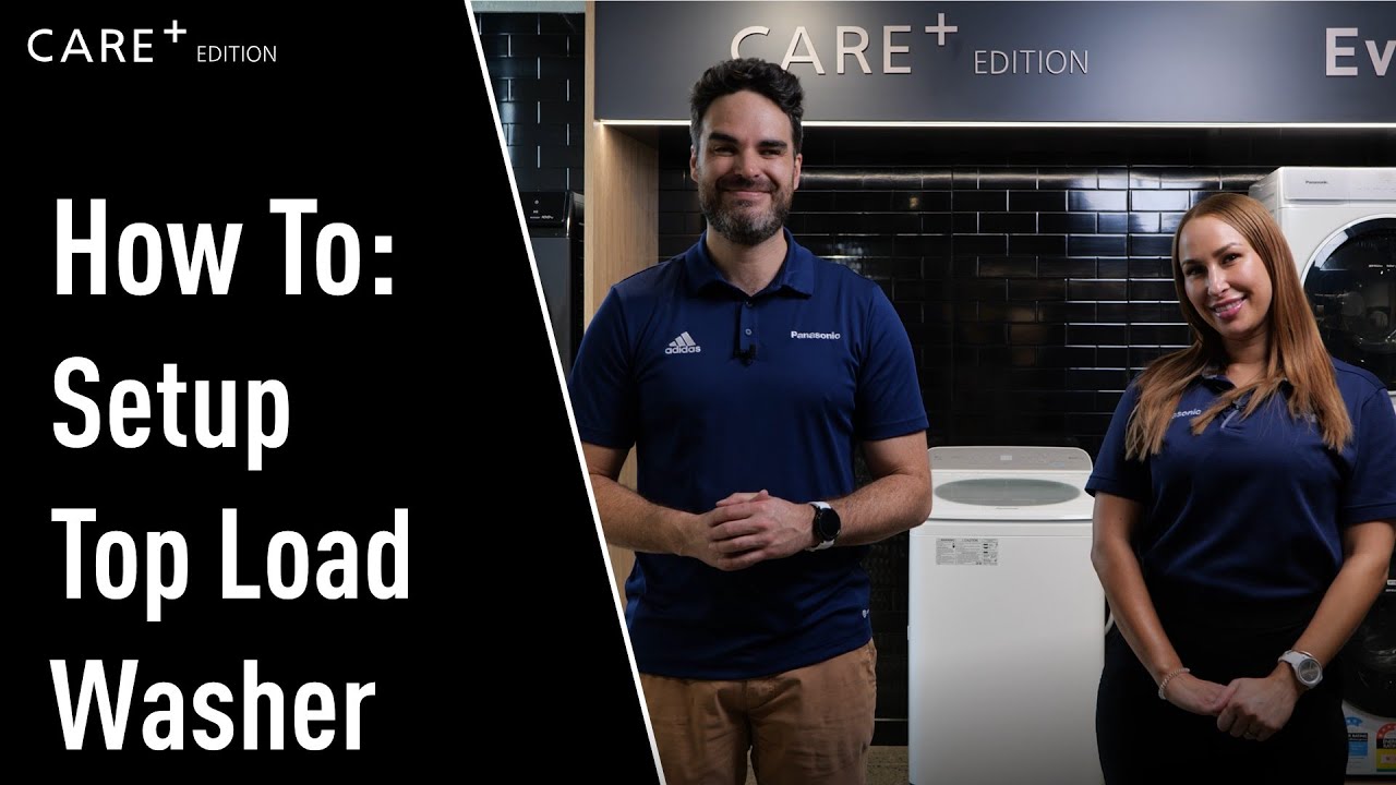 How to | Set up Top Load Washing Machine - YouTube