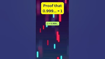 Proof 0.99999 equals 1 (fastest/simplest way) #math #maths #mathematics #proof