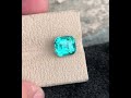 4.27 Carats Attractive Lagoon Tourmaline Gemstone  with fine Cushion Cut, Afghan Origin