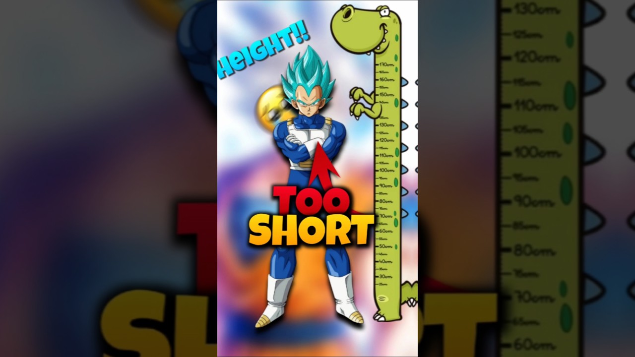 Vegeta’s Real Height Will Shock You!