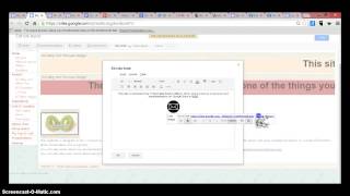 Embedding a Footer in Google Sites