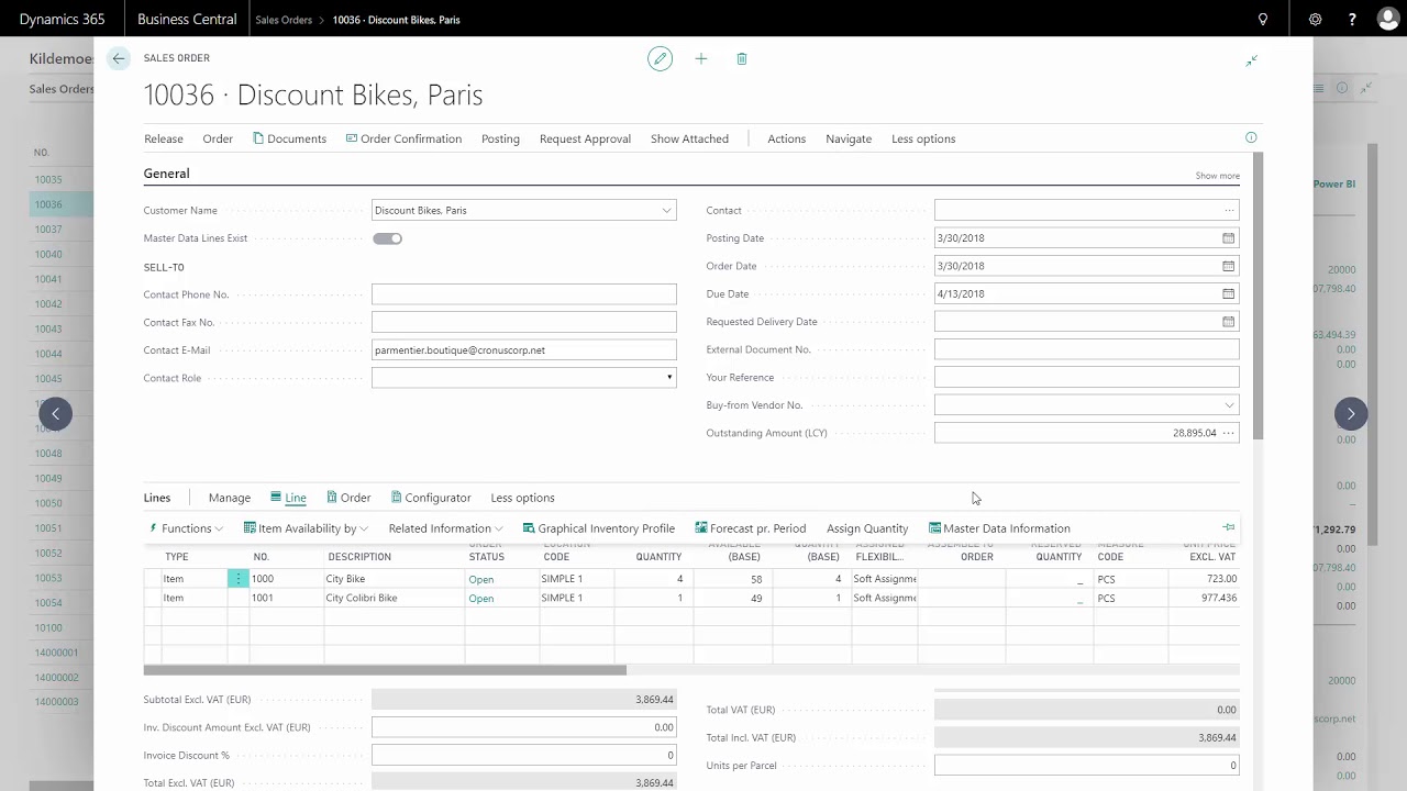 Changing text on Documents - Master Data in Dynamics 365 Business ...
