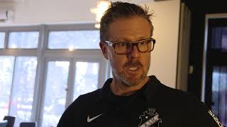 AIK: | 2019-03-23 Rikard Norling inför genrepet mot BP