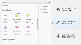 Get to know the Acrobat DC interface