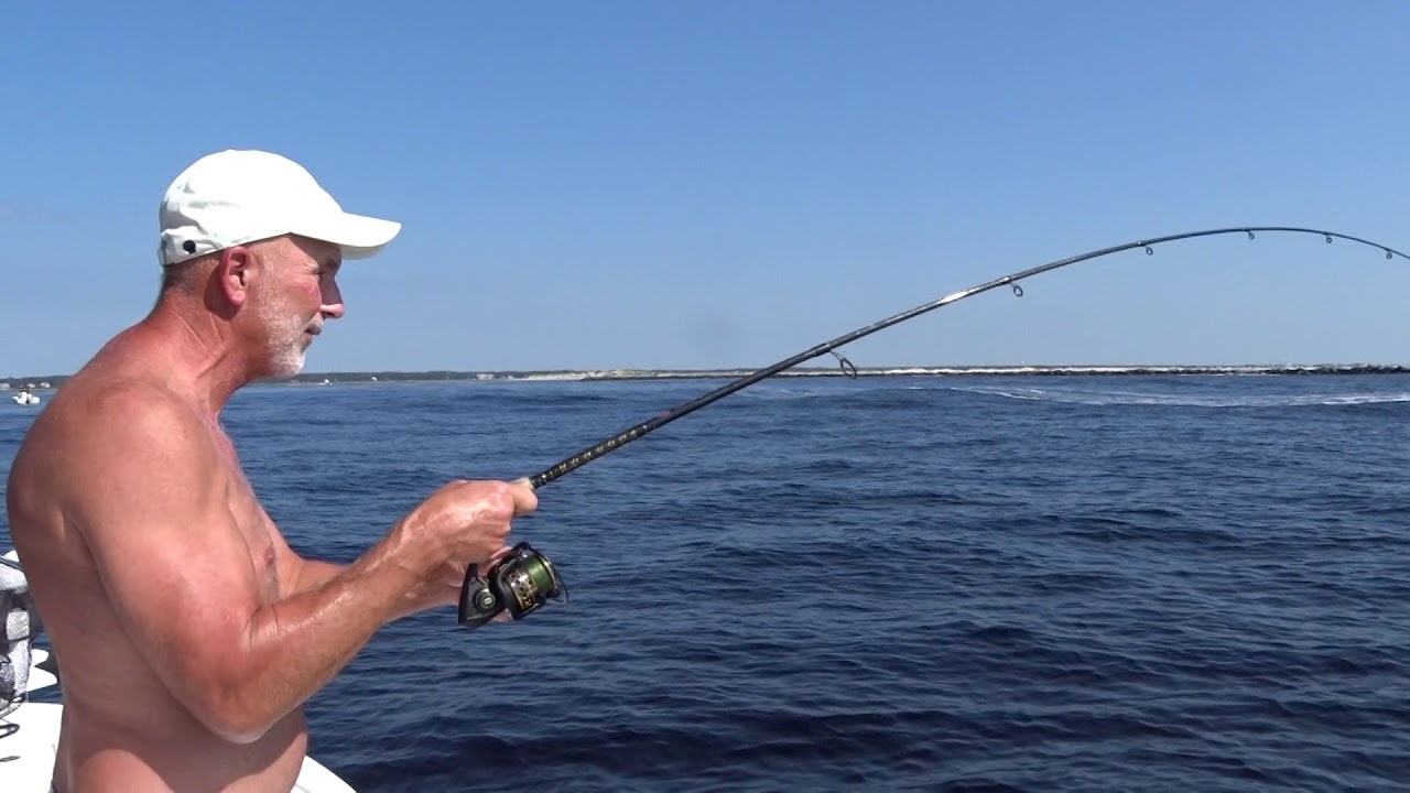 Dave Baker Fishing Ocean Isle Beach, NC Inlet 10418 YouTube