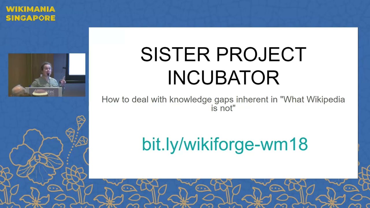 Wikimedia Sister projects: the past, present and glorious future | 