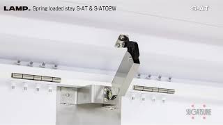 S-AT & S-AT02W Swing Loaded Lid Stay Sugatsune India