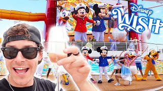 First DISNEY WISH Sailing! | Exploring the Ship, Sail Away Party, Marvel Dinner Show & More!