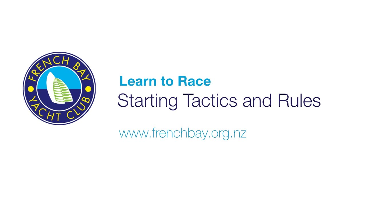 Learn to Race - The Basics of Starting: Tactics and Rules - YouTube