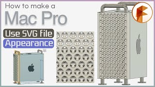 Fusion 360 | How to make a Mac Pro in computer |  Mac Pro 3D Modeling | 맥 프로 모델링