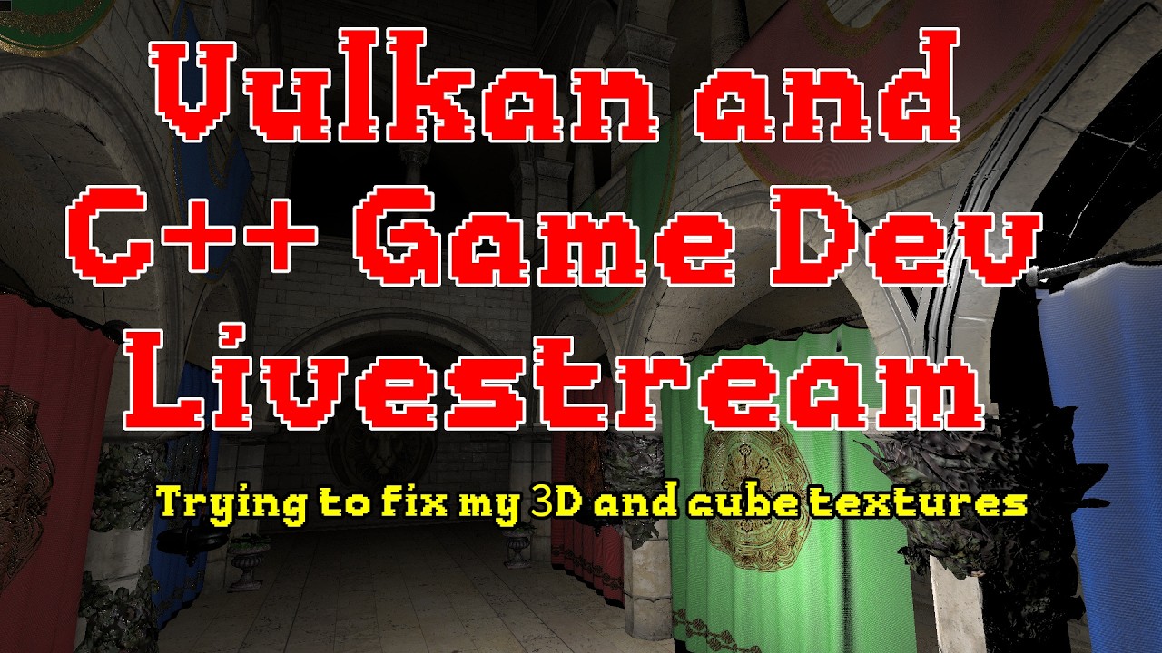 C++ and Vulkan Game Dev - Trying to fix 3D and cube textures - YouTube