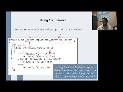Implementing the Comparable Interface