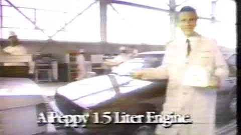 Joe Isuzu - 1987? Isuzu I-Mark Commercial