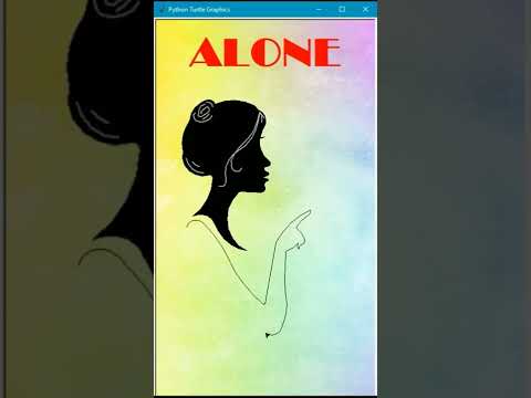 Girl vector drawing