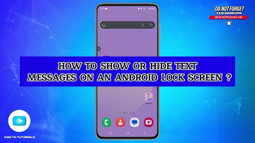 How To Show Or Hide Text Messages In Android Lock Screen 2025 | Manage Notifications Visibility