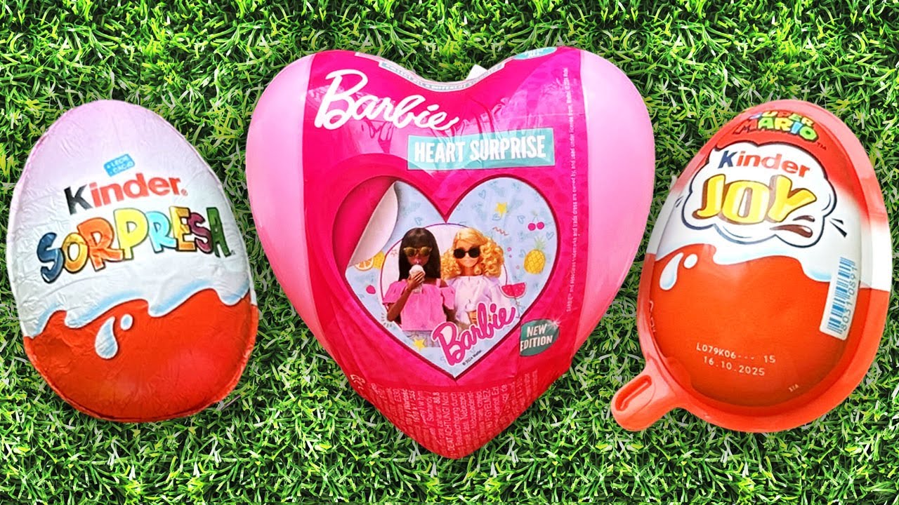 🎁 Unboxing Barbie + Kinder Joy + Surprise Egg Magic!