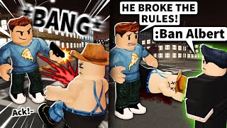 Roblox sneaky boy breaks rules and BLAMES ME