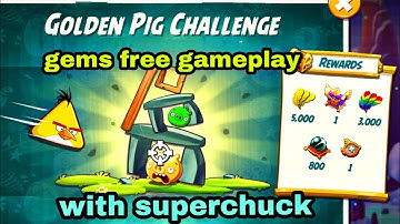 Angry birds 2 the golden pig challenge with super chuck 20 dec 2025 gems free #ab2 GPC today