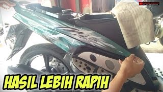 CARA CEPAT PASANG STRIPING MIO - HASIL RAPIH MEMUASKAN