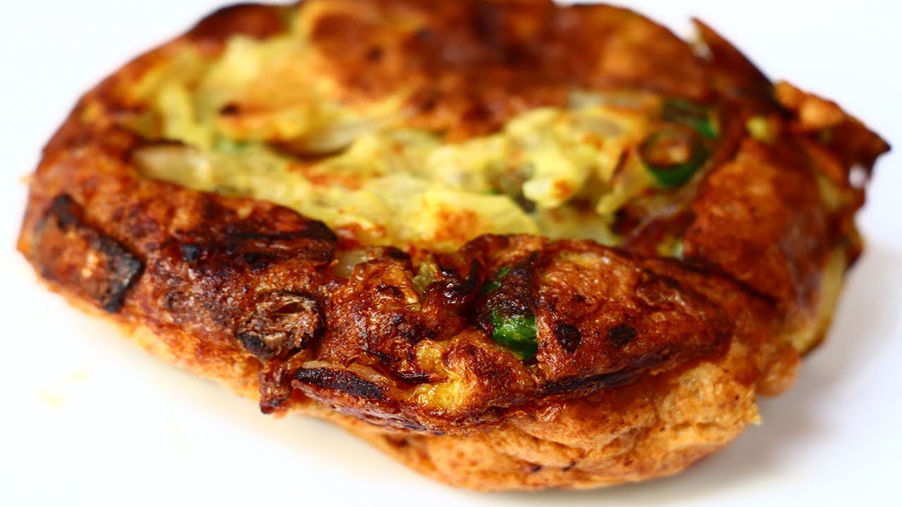 Indian Super Fluffy Egg Omelet - YouTube
