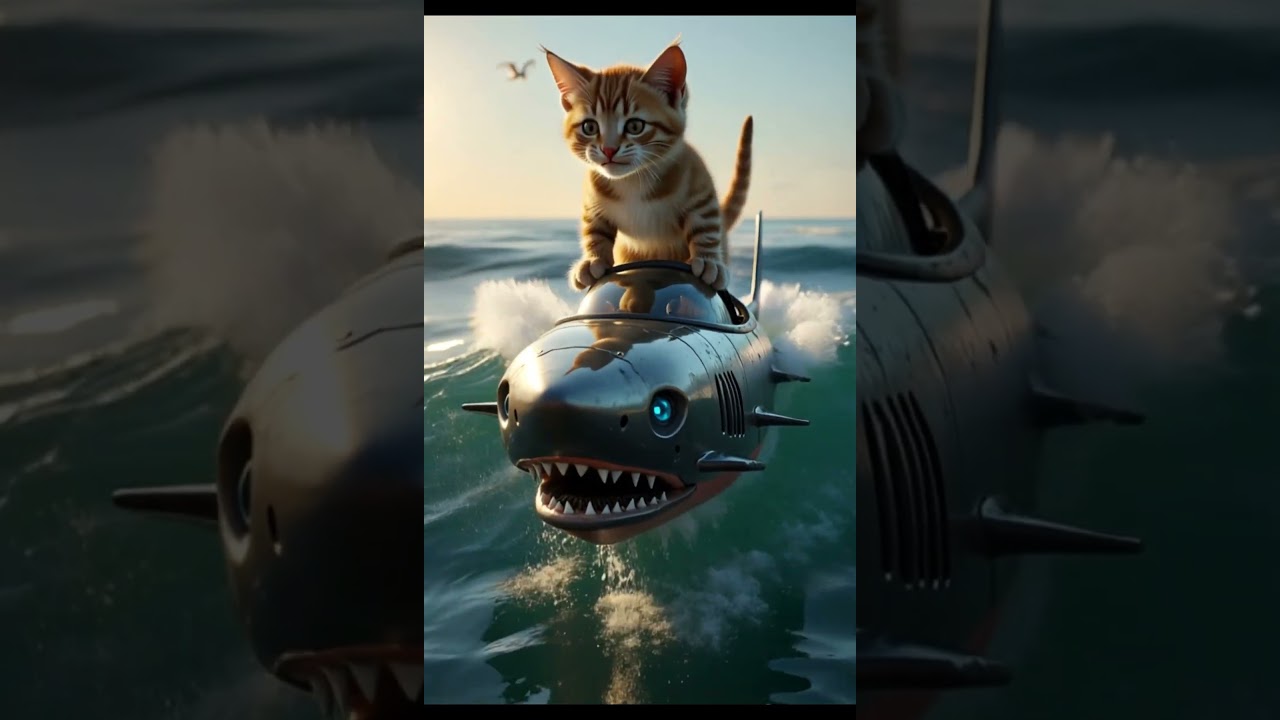 Zuki’s Ocean Adventure 🌊🐱 | Sailing on a Shark Boat!