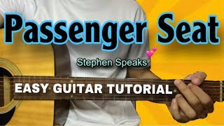 Passenger Seat - Stephen Speaks | Easy Guitar Tutorial